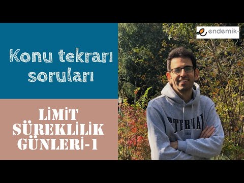 LİMİT SORU ÇÖZÜMÜ( önce bu testle tekrar yap)