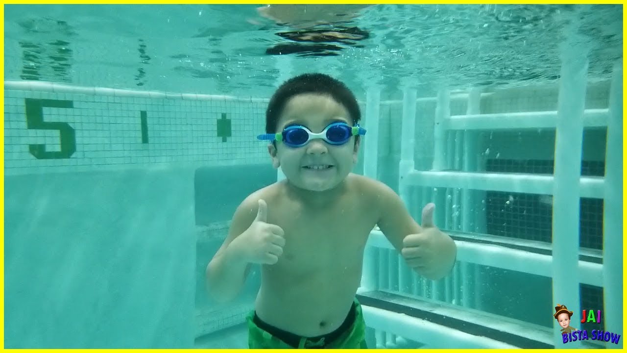 Kid swimming in the pool || Family Fun Pool Time || Kids swimming ...