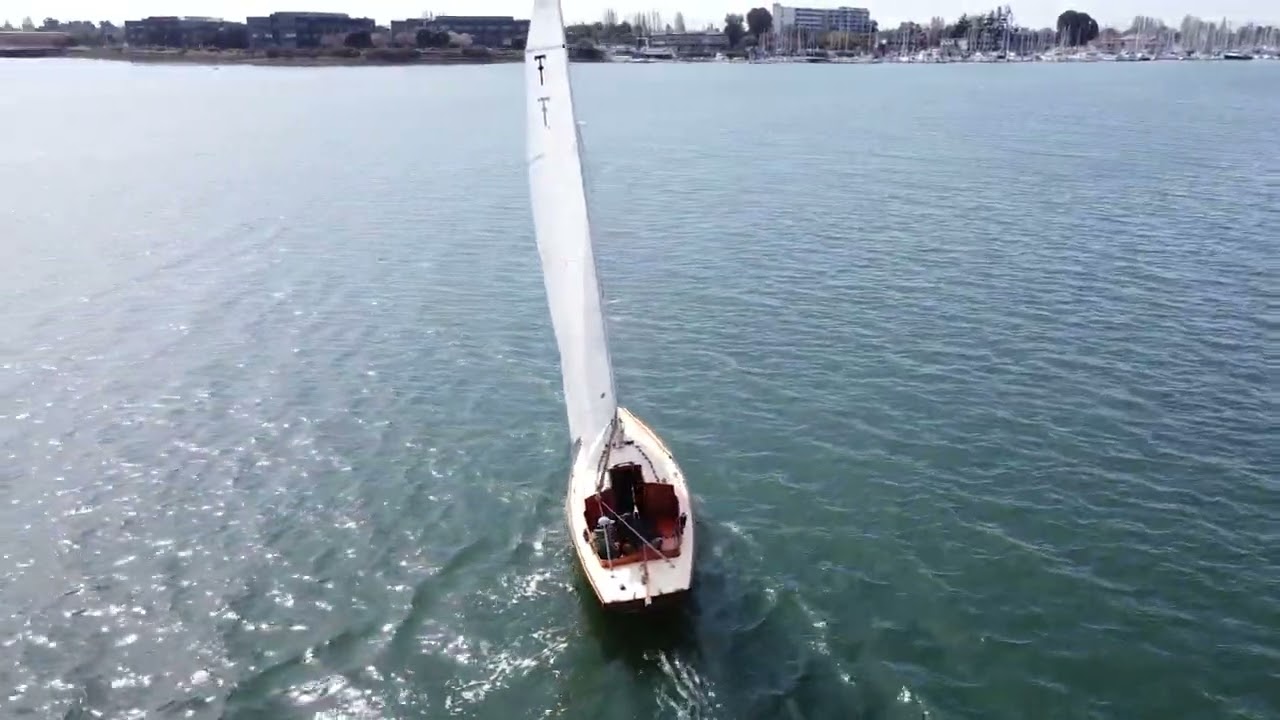 2022-03-13 Wooden Classic Sailing on Alameda Estuary