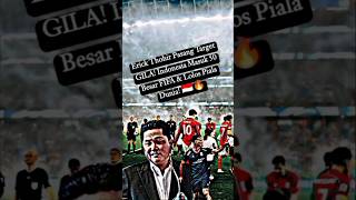 Erick Thohir Pasang Target GILA! Indonesia Masuk 50 Besar FIFA #sepakbola #shorts #beritabola