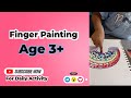 Easy Finger Painting for kids | Age 3+| brain gym | Rainbow Colouring #craft #kidsactivityideas #diy