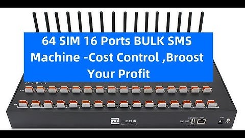 Ejointech 64 SIM 4G Bulk SMS Sending Device 4G LTE SMS Gateway 16 Port GSM Modem