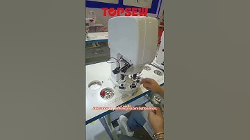 Factory Efficiency Booster | Triple-Head Automatic Button Attaching Machine #ButtonAttachingMachine