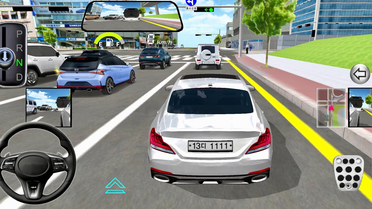 New White Mercedes G63 For Parking - 3d Driving Class android game || Car Game #gameplay #cargame