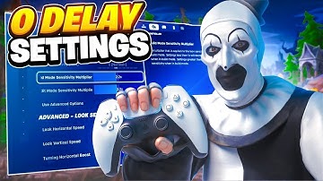 NEW Best Controller Settings + Sensitivity For Fortnite Chapter 6! PS4 PS5 XBOX PC