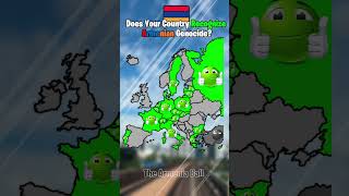 Does Your Country Recognize Armenian Genocide 🇦🇲? #geography #europe #map #maps #mapping #mapper