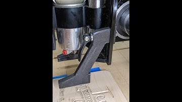 Onefinity CNC dust boot hanger quick release