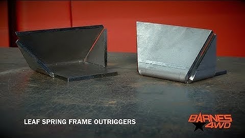 Leaf Spring Frame Outrigger