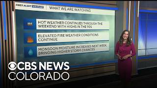 Hot, dry weather sticks around through the weekend before cooler, stormier pattern returns next week Guide