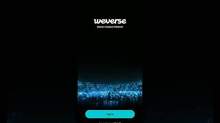 tutorial login weverse