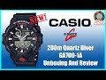 Great Feature Set! | Casio G-Shock 200m Quartz Diver GA700-1A Unbox & Review | Maverick
