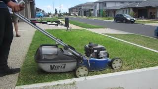 why the owner like to come and watch when i mow his house