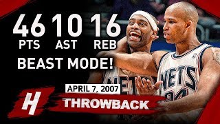 Vince Carter SICK Triple-Double Highlights vs Wizards (2007.04.07) - 46 Pts, 16 Rebs, 10 Assists!