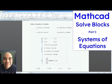 วีดีโอ: คุณจะแก้สมการใน Mathcad ได้อย่างไร?
