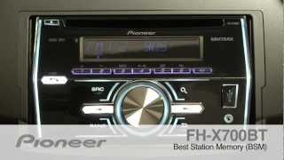 How To - FH-X700BT - Best Station Memory