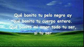 Video thumbnail of "Rosario Flores - Que Bonito con letra"