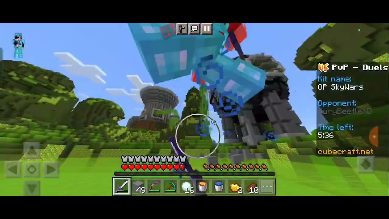 Minecraft CubeCraft Duels 1v1 Pt2 - YouTube