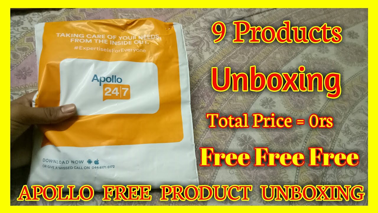 Apollo App Free Product Unboxing by Dhiraj Gupta | 9 Free Product Unboxing | 0rs Products Unboxing 😱