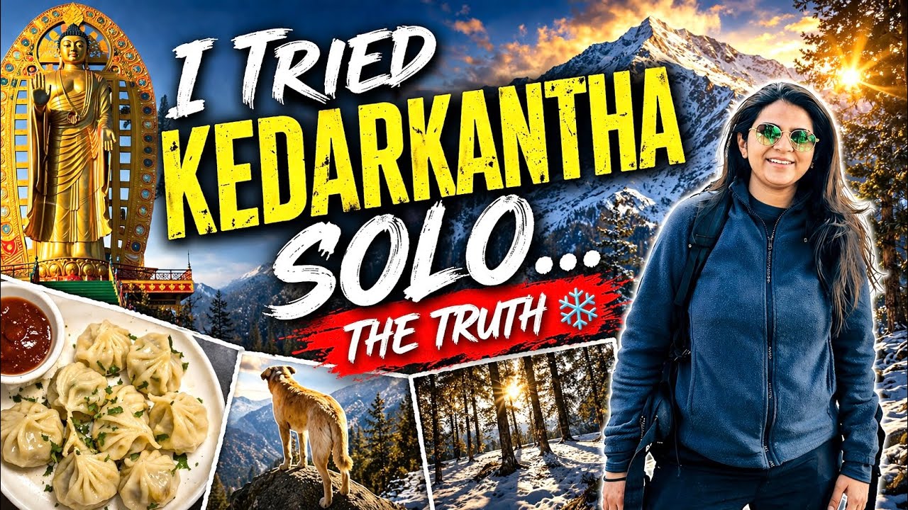 I Tried the Kedarkantha Solo Trek… The Truth No One Tells You ❄️🏔️