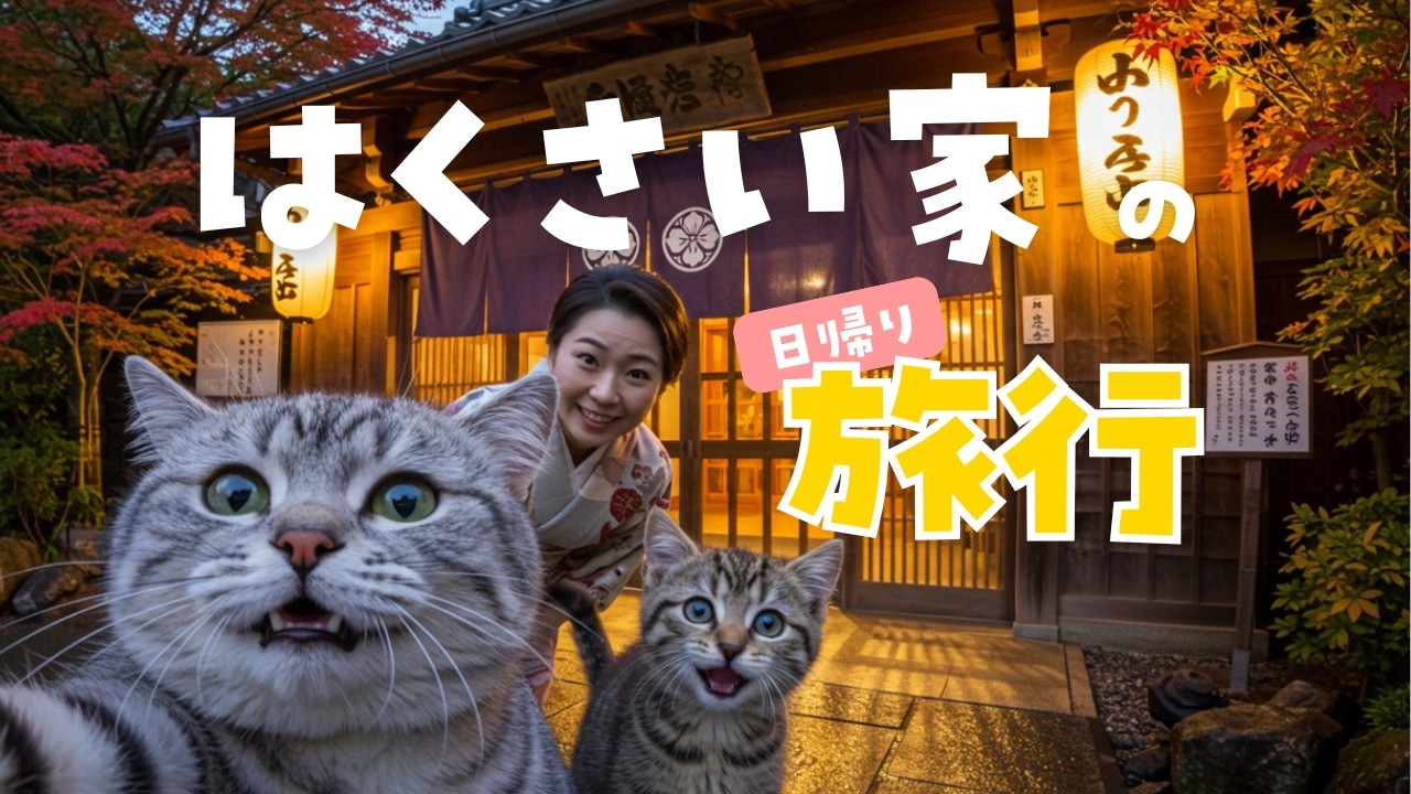 はくさいくんの“ゆるゆる温泉ツアー”♨️🍇🍡 お腹ぷかぷかときゃべつの大冒険！