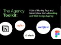 The web design agency toolkit a list of monthly tools and subscriptions