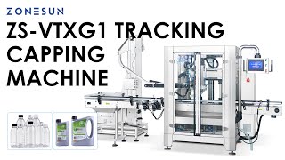 Celebrity ZONESUN ZS-VTXG1 Automatic Tracking Bottle Capping Machine Profile