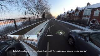 Poor Driving in Snow - VX08 WKC, CA08 GVU