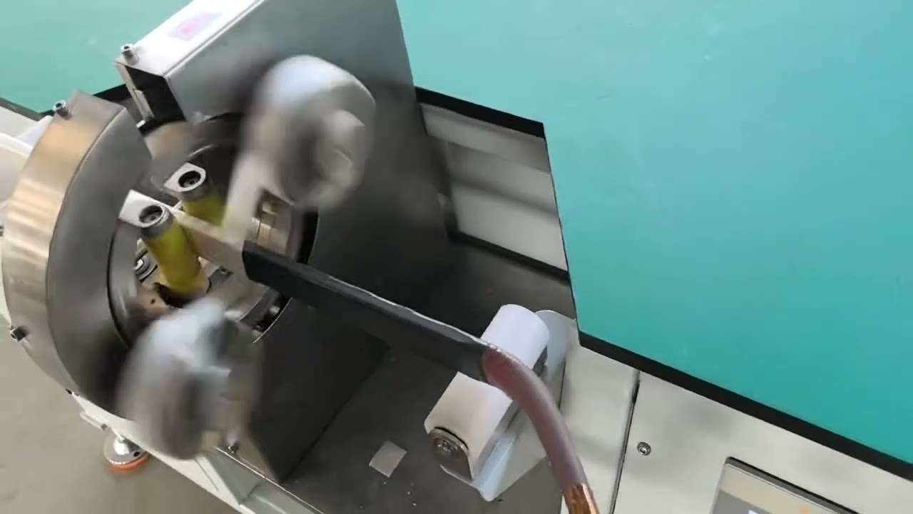 Table coil taping machine for motor stators