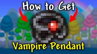 How to Get Vampire Pendant in Terraria 1.4.5. | Vampire Pendant Terraria