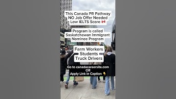 🇨🇦 Saskatchewan Immigrant Nominee Program | canadacareersite.com