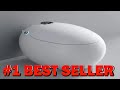 Deluxe Egg Shaped Smart Toilet with Foot Flush and Warm Air Drying Fully - B0CPYKFGB3