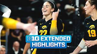 Incarnate Word at Iowa | Extended Highlights | Big Ten Volleyball | 09/11/2026