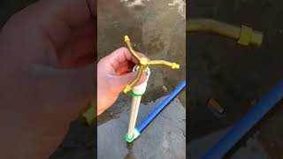 💦 Brass 3 Arm Rotating Garden Sprinkler Nozzle