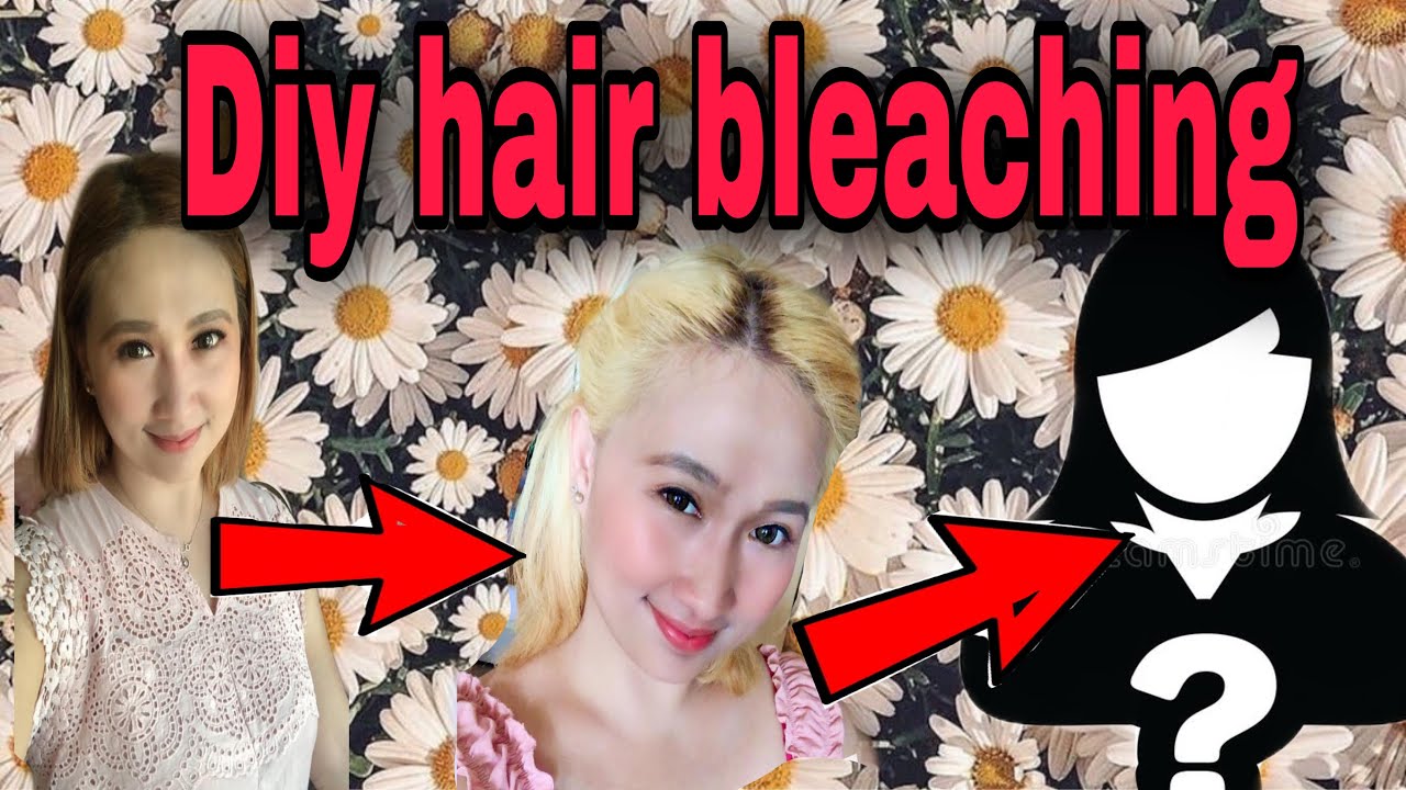 DIY hair bleaching | hair color at home - YouTube