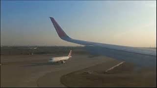 Sunset Fly Jinnah A320 Landing At Karachi.