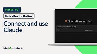 How to connect and use QuickBooks Online in Claude