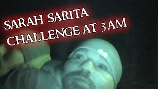 WE WENT BACK TO THE HAUNTED WOODS AND DID THE SISTER SARITA CHALLENGE