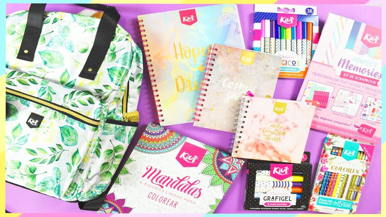 HAUL DE ÚTILES PARA REGRESO A CLASES / KIT ESCOLAR KIUT -Ingenio KD