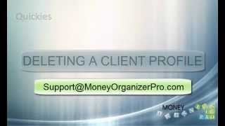 How to Delete a Client Profile