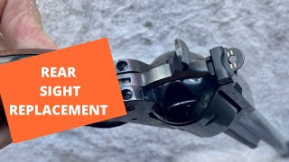 How to a Change Rear Sights on a Ruger Single Action Revolver