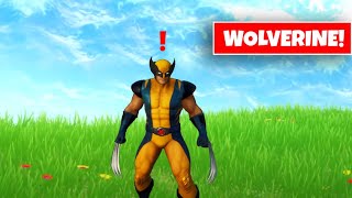 Pretending to be Wolverine in Fortnite!