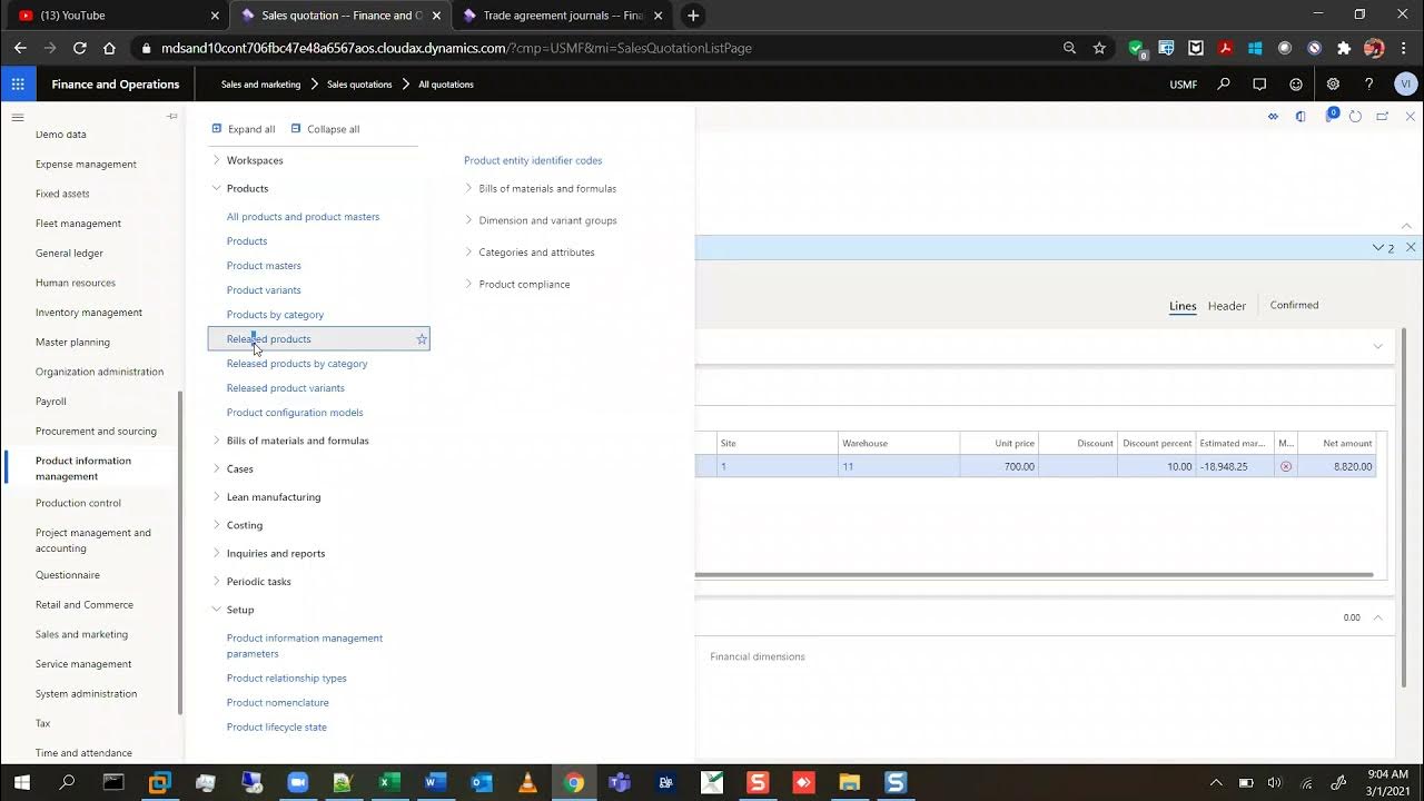 Session 7 Trade Agreements Full Course ( Microsoft Dynamics 365