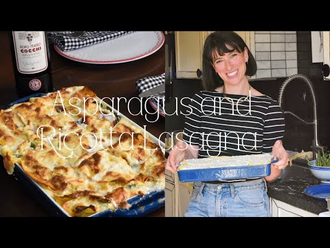Handmade Asparagus Lemon Lasagna — A Springtime Celebration