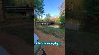 end of day after driving to DFW and back! #arkansas #vaden #homestead #fishinglife