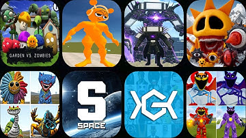 Nextbots In Playground Mod New Update 6.8.1 Muscle Sprunki,Garden Vs Zombies,Sprunki In Garry