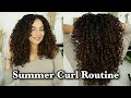 Summer Curly Hair Routine