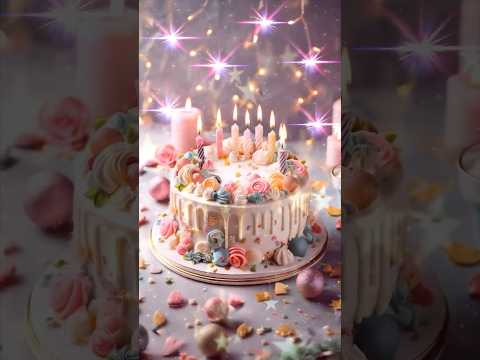 Rainbow Star Light 💖 Happy birthday song #happybirthday #birthdaycake #birthday #birthdaysong
