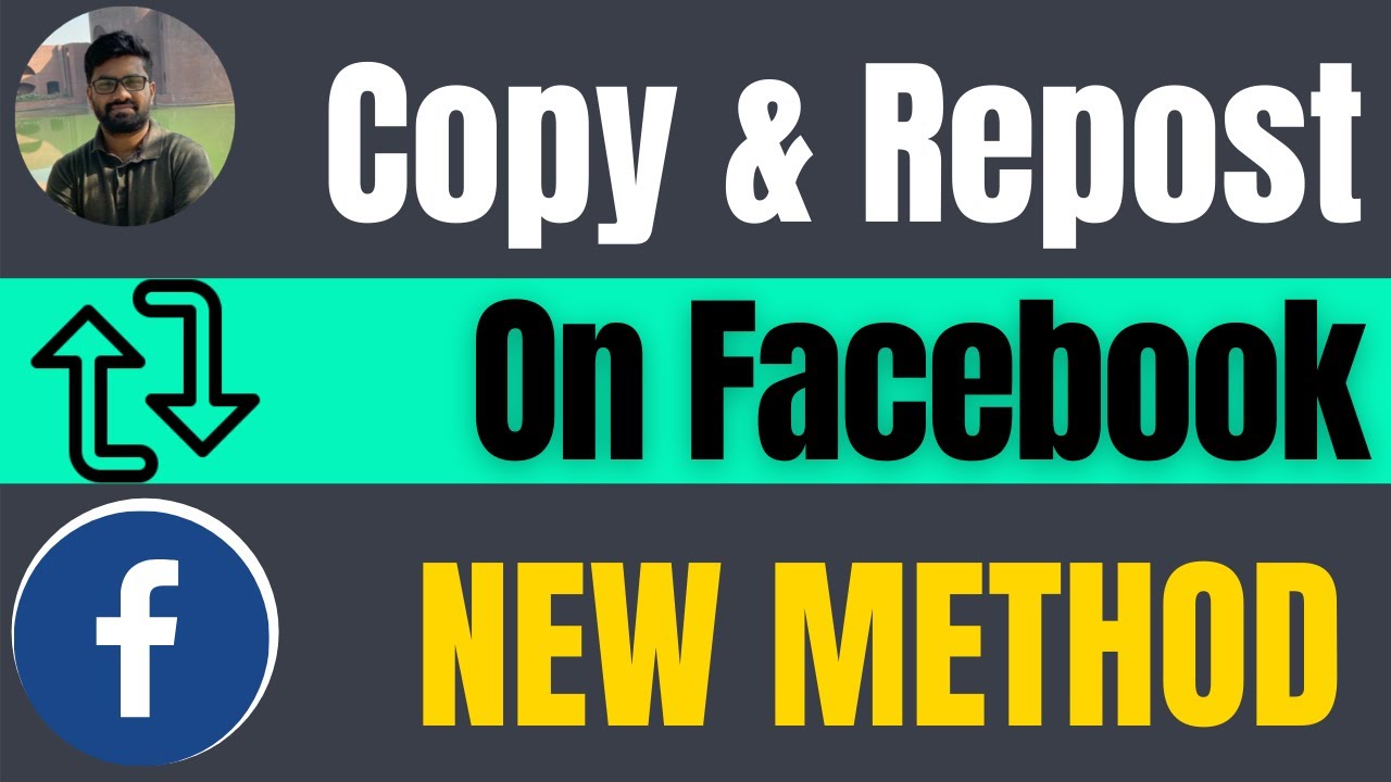 How to copy and repost on Facebook 2024 YouTube