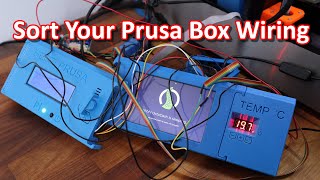 Prusa Box How to Wire Up Raspberry Pi Fans, LED Lighting Temperature Controller, Relays. 3D Printing