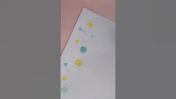 DIY assignment project front page design using glitter #shorts #youtubeshorts #art #diy #glitter